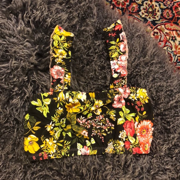 Floral Crop Top XS - Picture 1 of 2